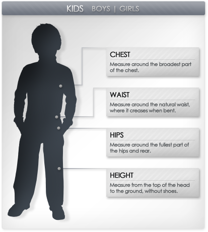 Calvin Klein Children S Size Chart