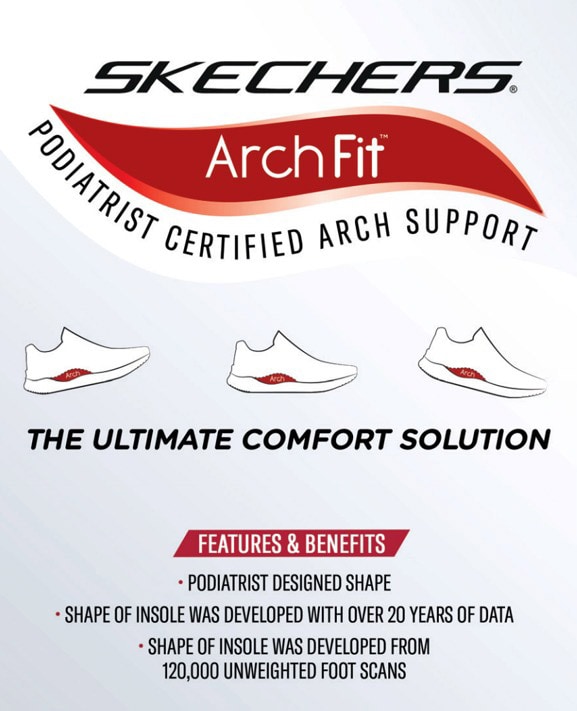 skechers arch support shoes