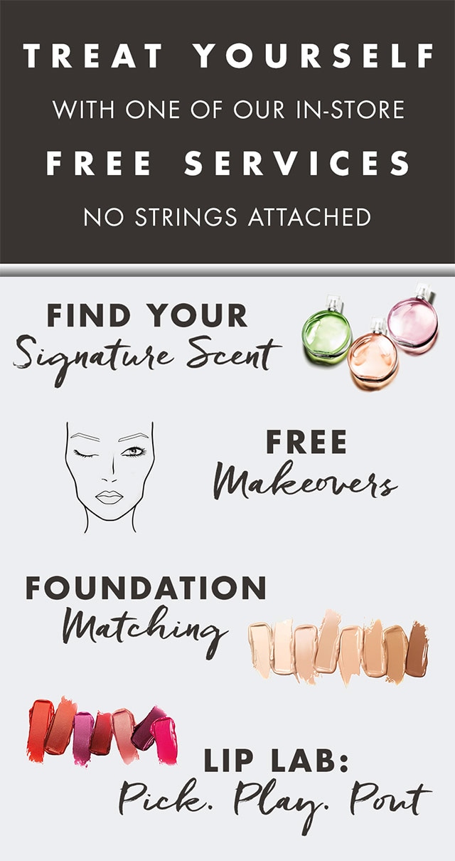 Beauty In-Store Free Services