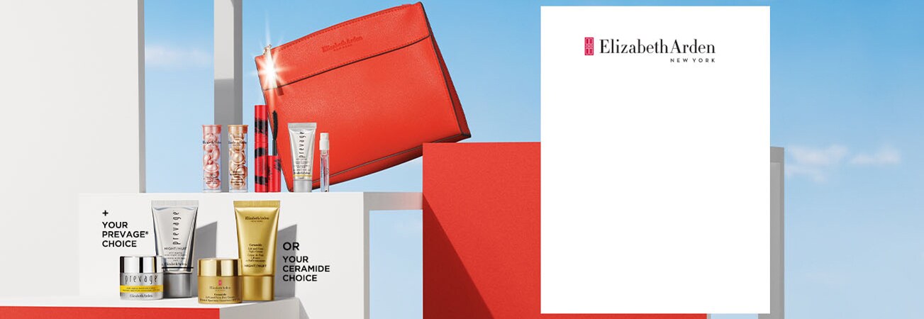 Shop Elizabeth Arden - receive an 8 piece gift with any $37.50 Elizabeth Arden purchase