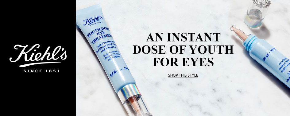 Kiehl's Youth Dose eye treatment creative image