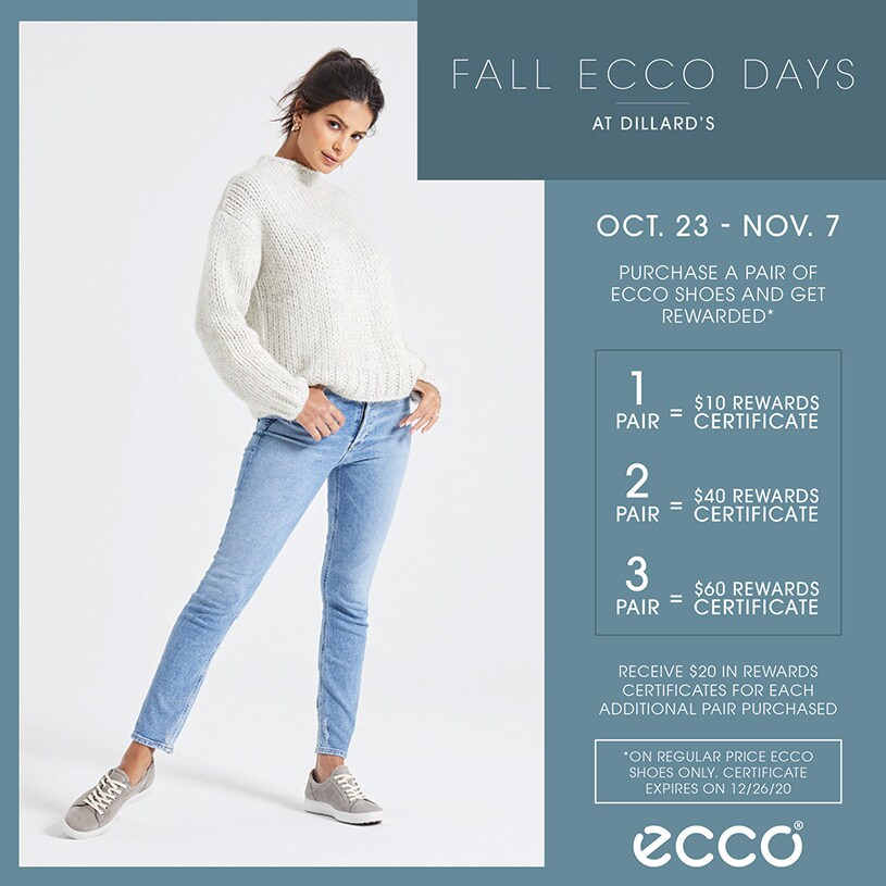 ECCO Awards Event - October 23 - November 7 - Purchase a pair of ECCO Shoes and get rewarded