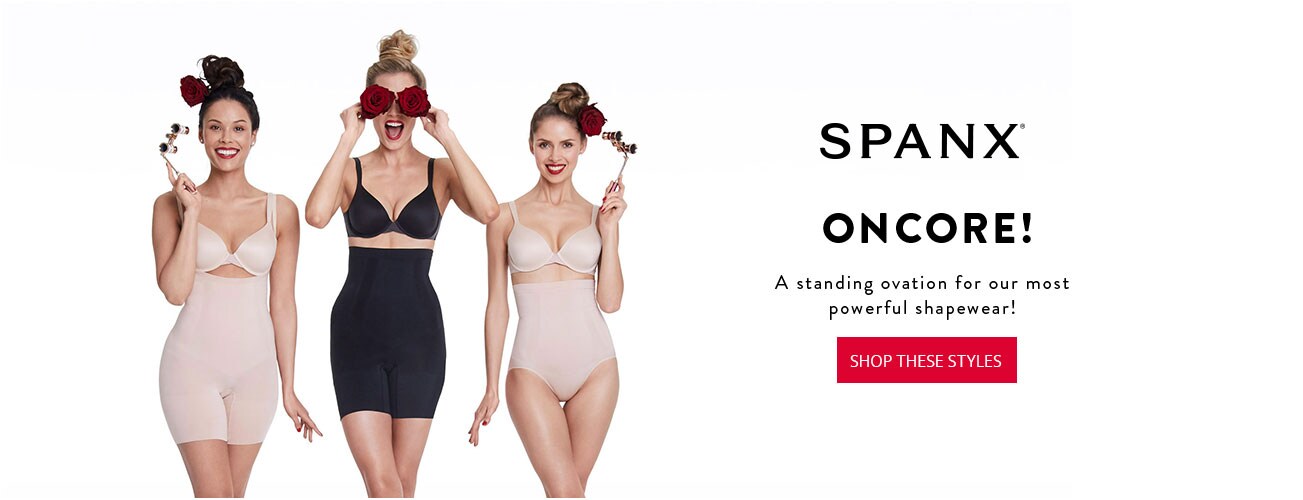 Spanx creative image of models wearing shapewear