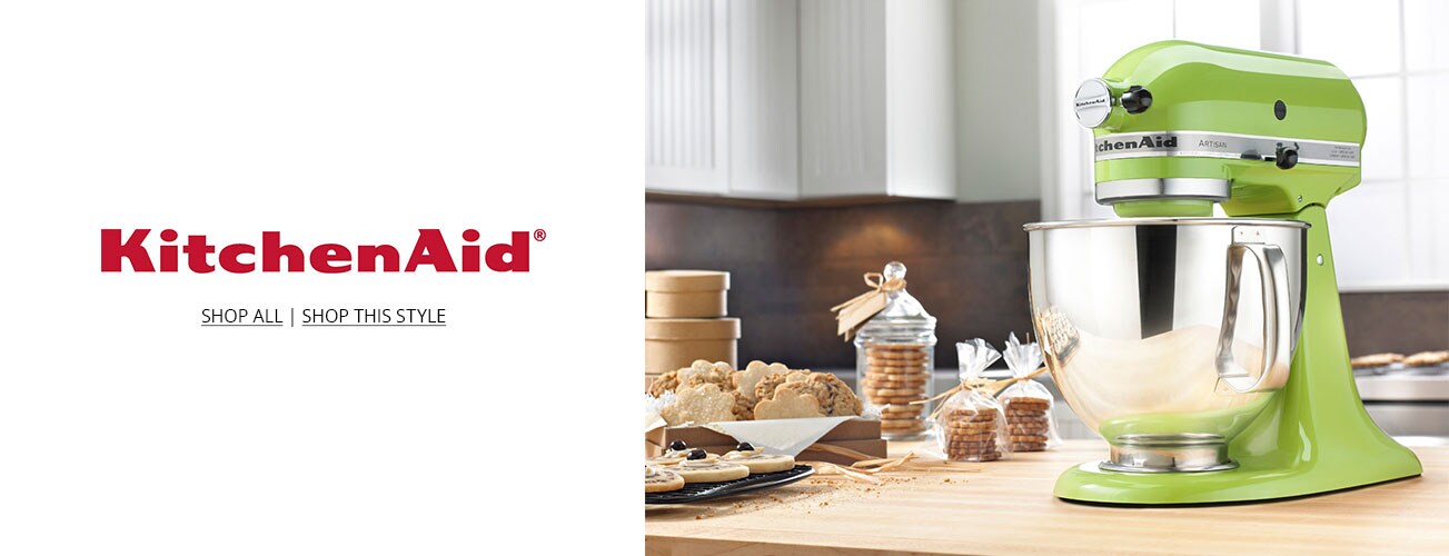 Creative shot of KitchenAid mixer