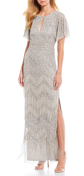 Aidan Mattox Beaded Gown