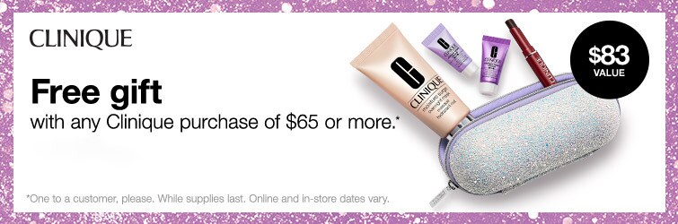 Shop Clinique - Free Gift With Any $65 Clinique Purchase