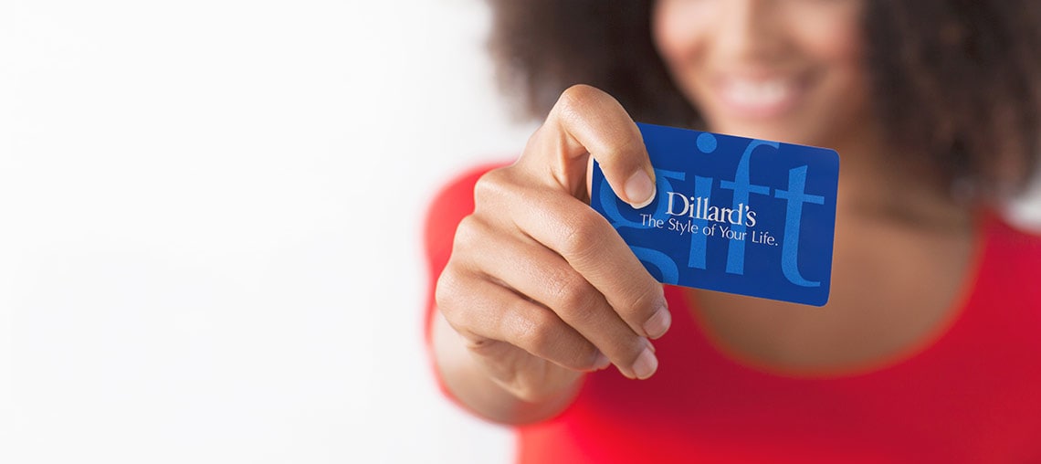 Shop Dillard's gift cards - a perfect fit every time