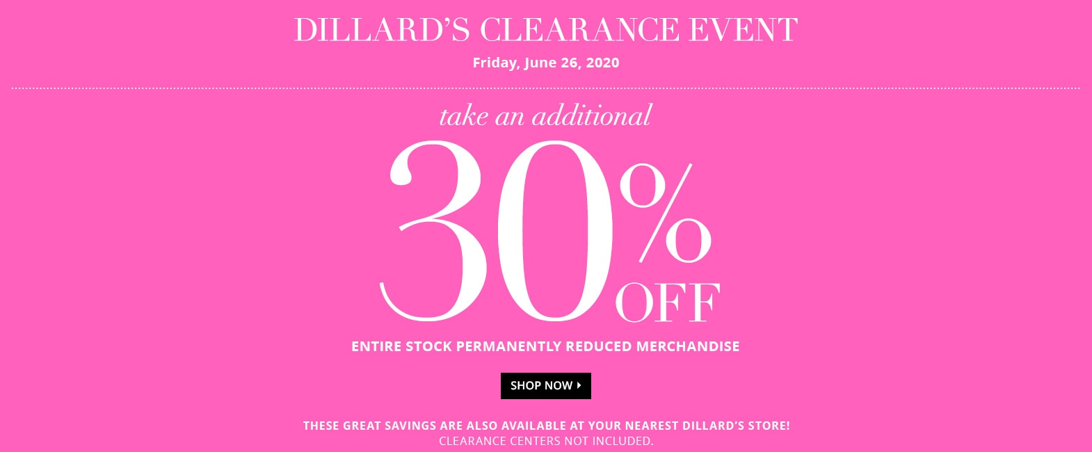 SHOPPING DILLARDS EXTRA 40% OFF SALE