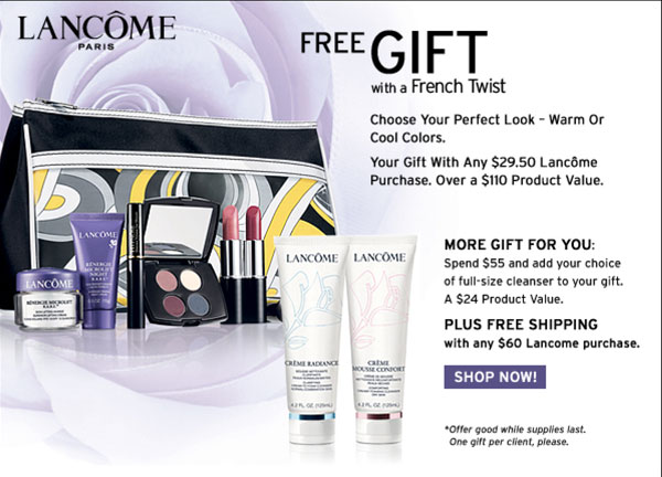 Thread Lancome Gift With Purchase Dillards