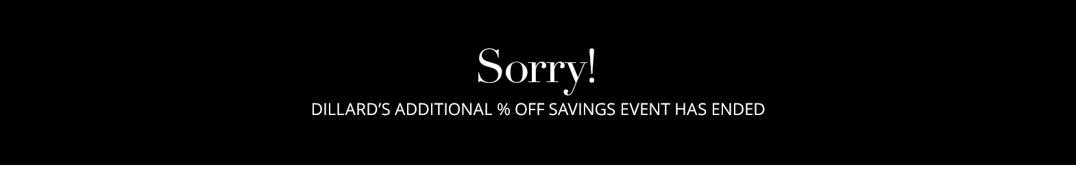dillards sale