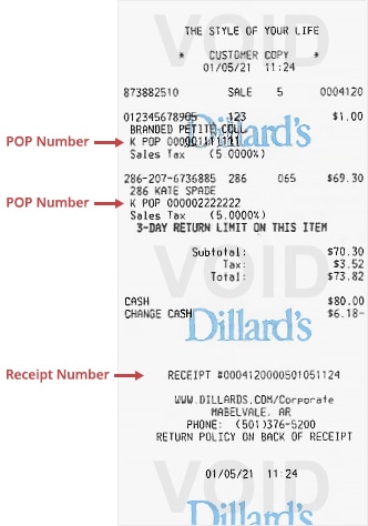 louis vuitton purchase receipt